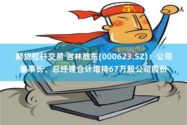 期货杠杆交易 吉林敖东(000623.SZ)：公司董事长、总经理合计增持67万股公司股份